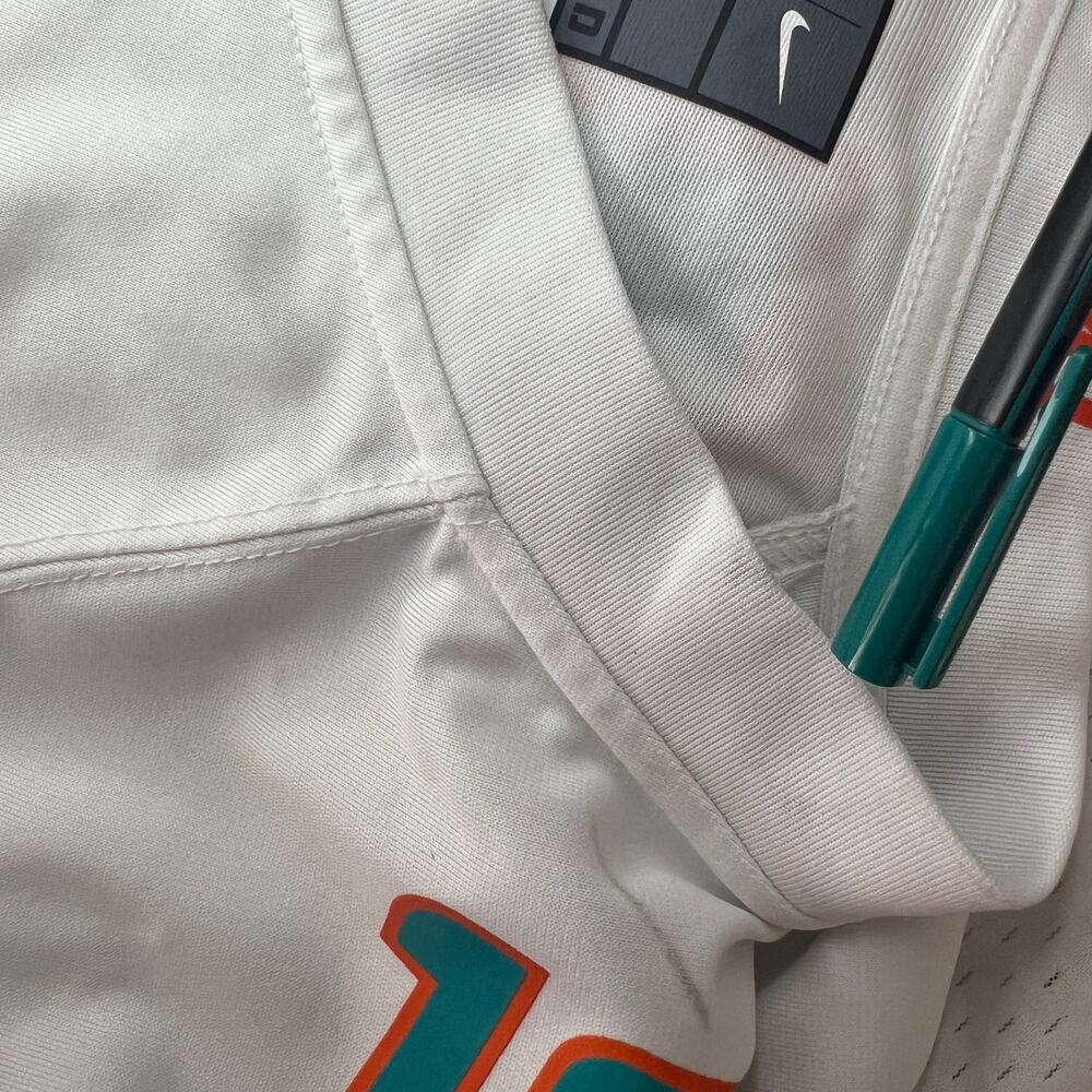Nike Miami Dolphins Tyreek Hill #10 NFL On Field Jersey White Men’s Medium - Picture 16 of 16